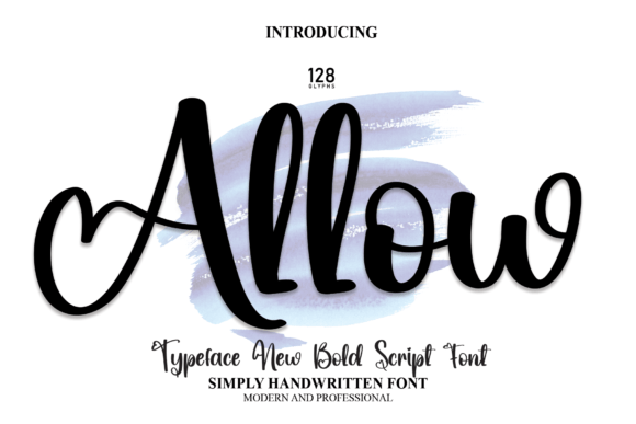 Allow: A Bold Script Font for Memorable Branding
