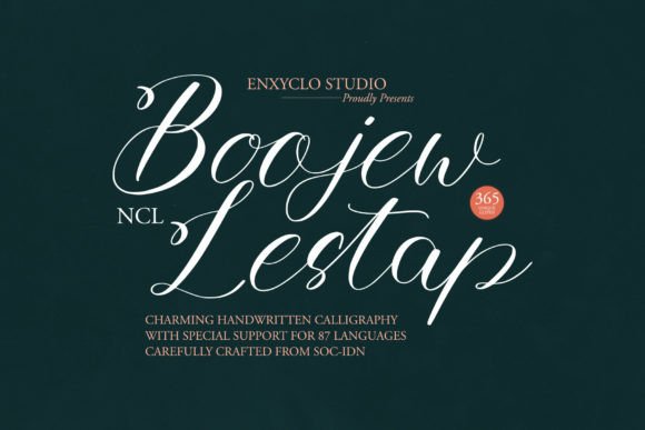 Boojew Lestap: A Stylish Font for Business Branding