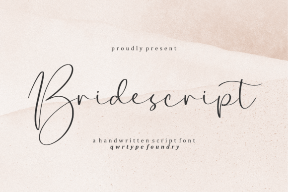Bridescript: A Refined Handwritten Font for Editorial Design