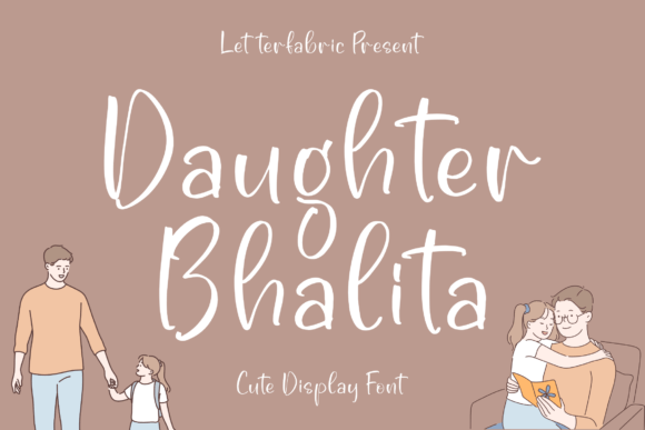Daughter Bhalita: A Handwritten Font for Authentic Branding