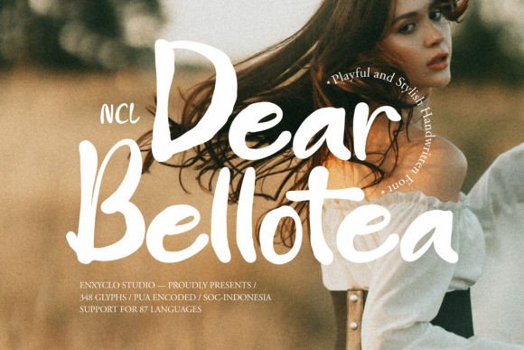 Dear Bellotea: A Handwritten Typeface for Modern Web Design