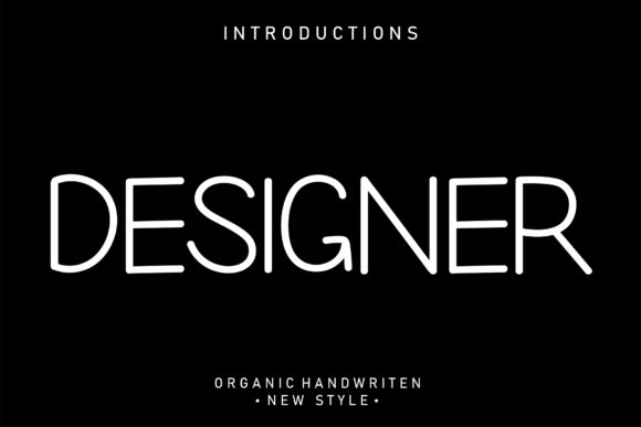 Designer Font: A Handwritten Typeface for Makers