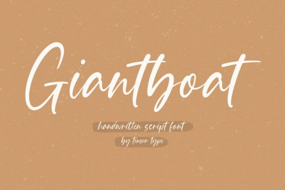 Giantboat: A Script Typeface for Editorial Elegance