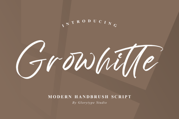 Growhitte: A Modern Handbrush Script