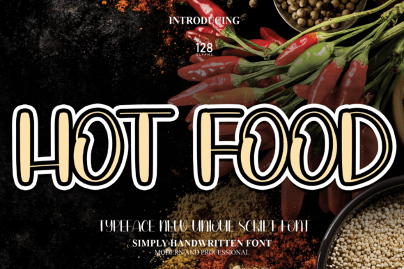 Hot Food Font: A Bold Typeface for Web Design