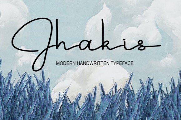 Jhakis: A Handwritten Font for Elegant Design