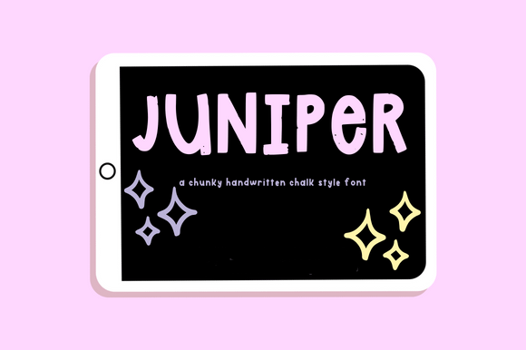 Juniper: A Bold Handwritten Typeface for Editorial Design