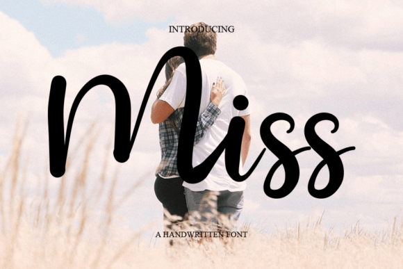 Miss: A Handwritten Typeface for Editorial Design