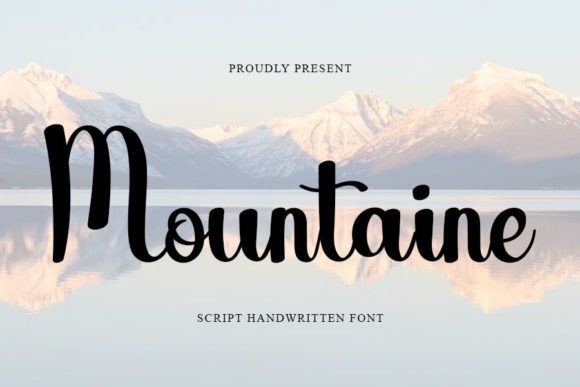 Mountaine Font Review: A Friendly Handwritten Typeface for Brands