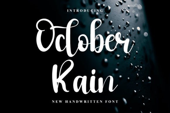 October Rain Font: A Designer's Take on Elegant Branding