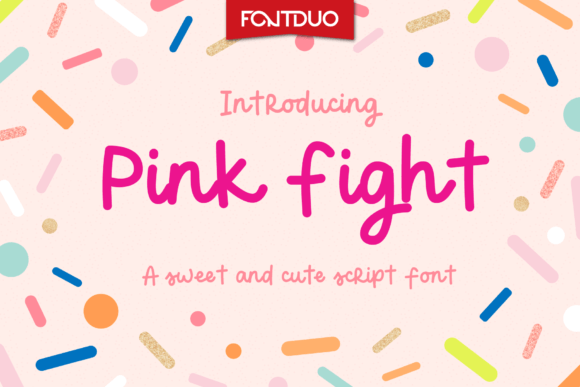 Pink Fight: A Sweet Script Font for Editorial Design
