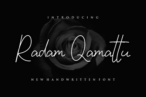 Radam Qamattu: The Script Font for Scroll-Stopping Designs