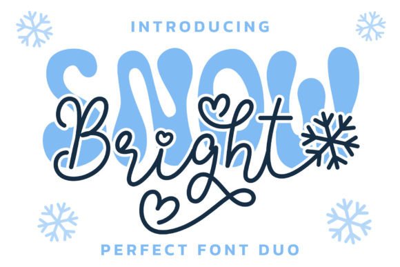 Snow Bright Duo Font for Business