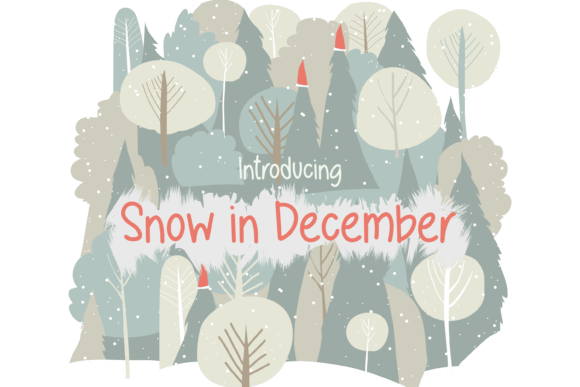 Snow in December Font Review