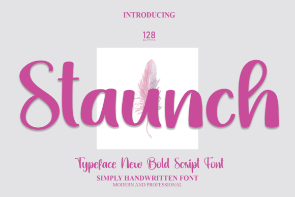 Staunch: The Handwritten Font for Scroll-Stopping Marketing
