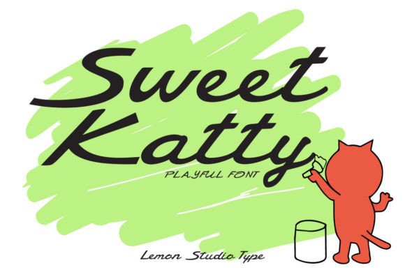 Sweet Katty: A Script Font for Real Projects