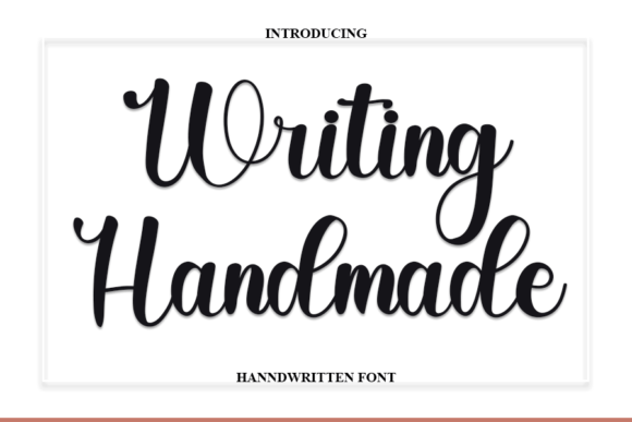 Writing Handmade: A Trendy Typeface for Modern Branding
